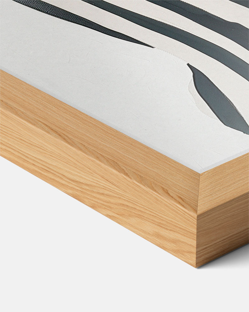 Stijlvolle Gestreepte Elegantie Poster-WallArtistic