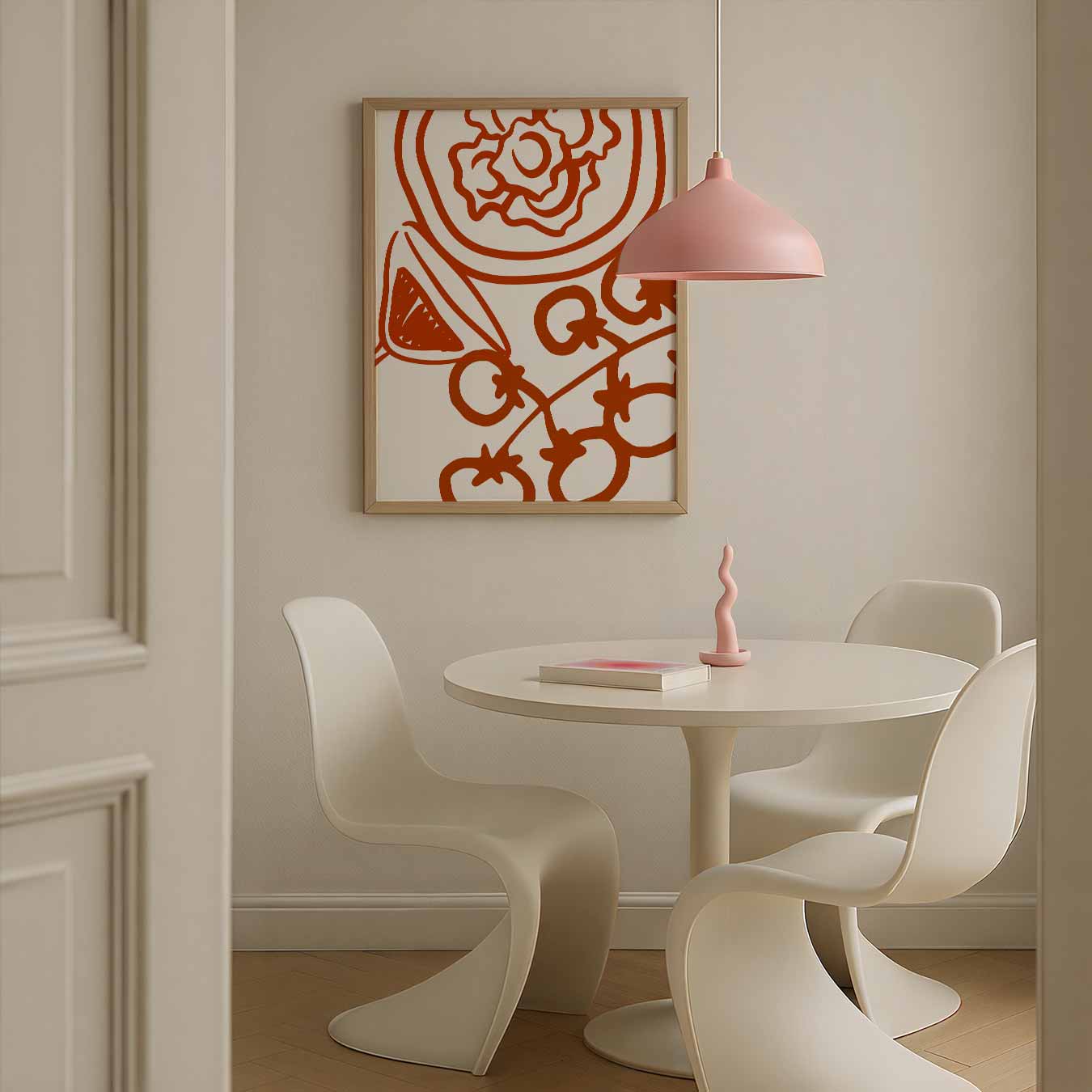 Moderne Keuken Illustratie Poster-WallArtistic