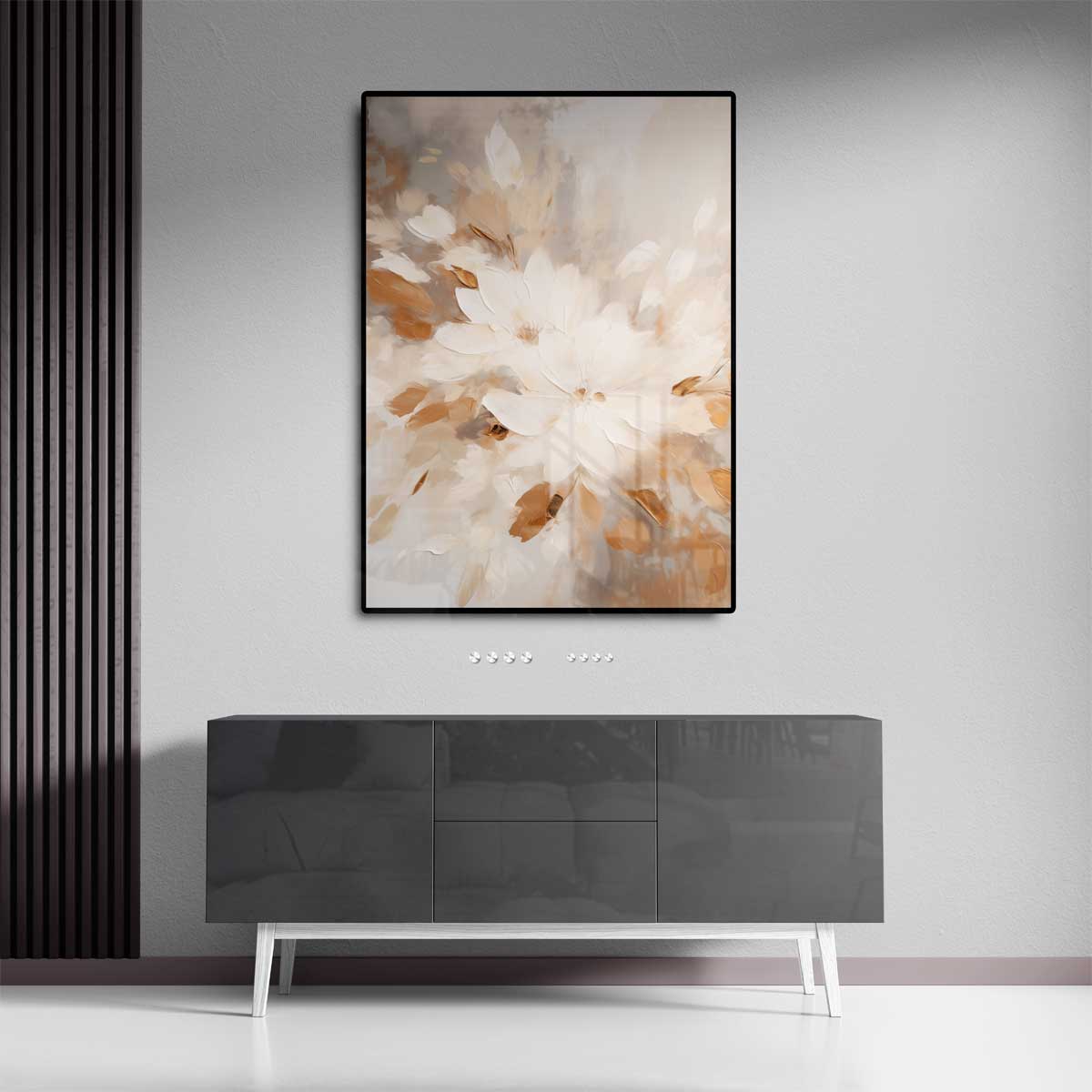Elegantie in Bloei Kunstwerk-canvas-dibond-plexiglas-wanddecoratie-WallArtistic