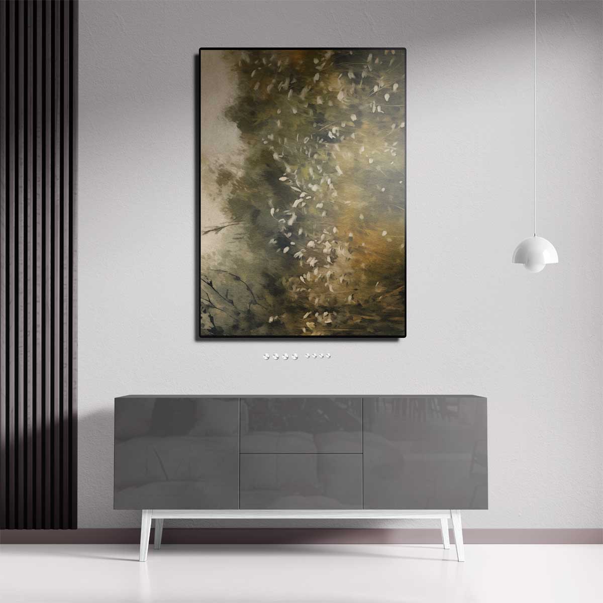 Dromerig Herfstlandschap Kunstwerk-canvas-dibond-plexiglas-wanddecoratie-WallArtistic
