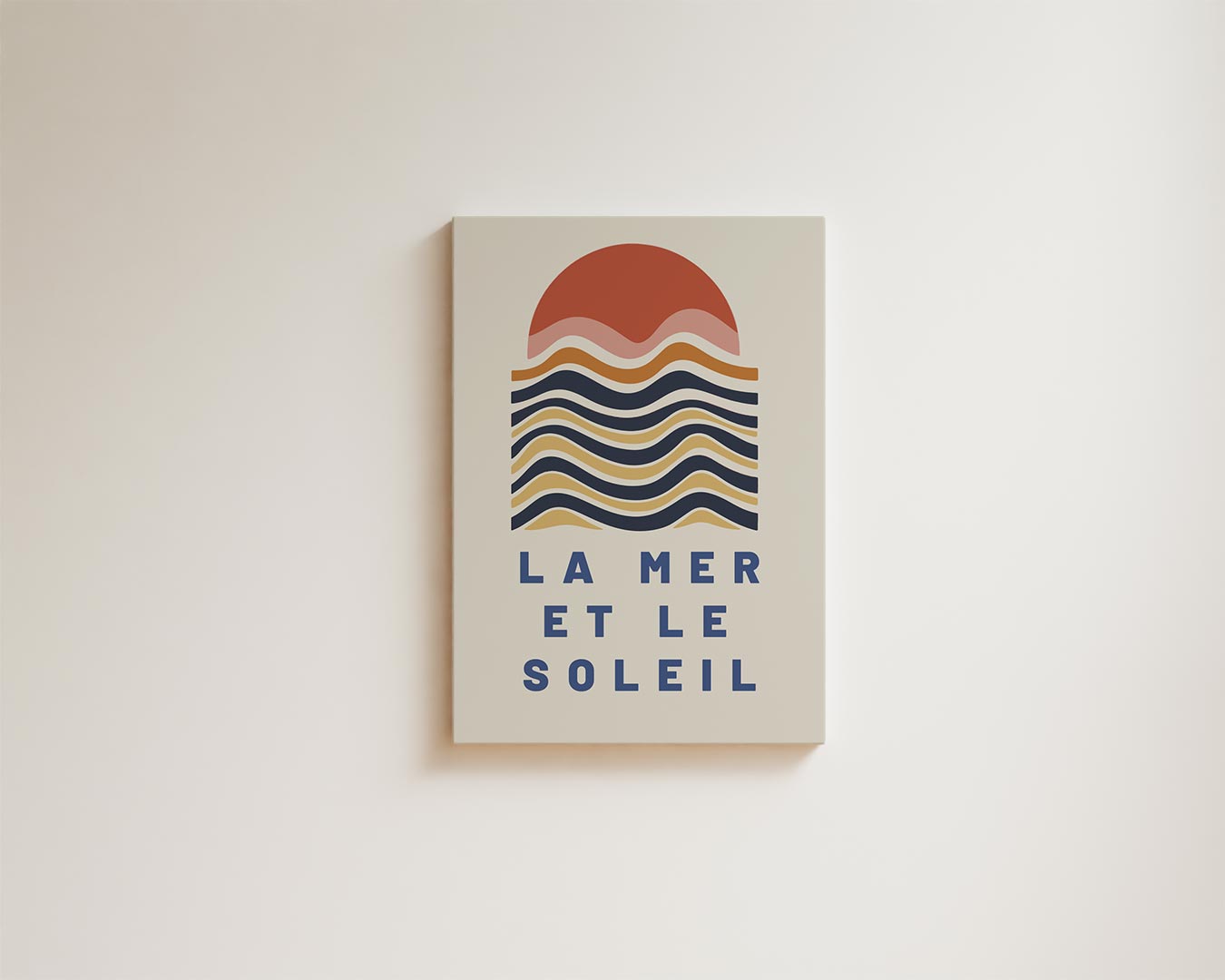 Zonsondergang aan Zee Kunstwerk-canvas-dibond-plexiglas-wanddecoratie-WallArtistic