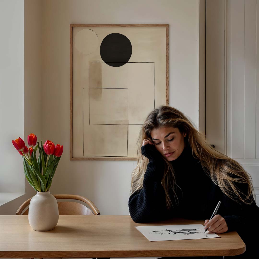 Minimalistische Geometrische Kunstposter-WallArtistic