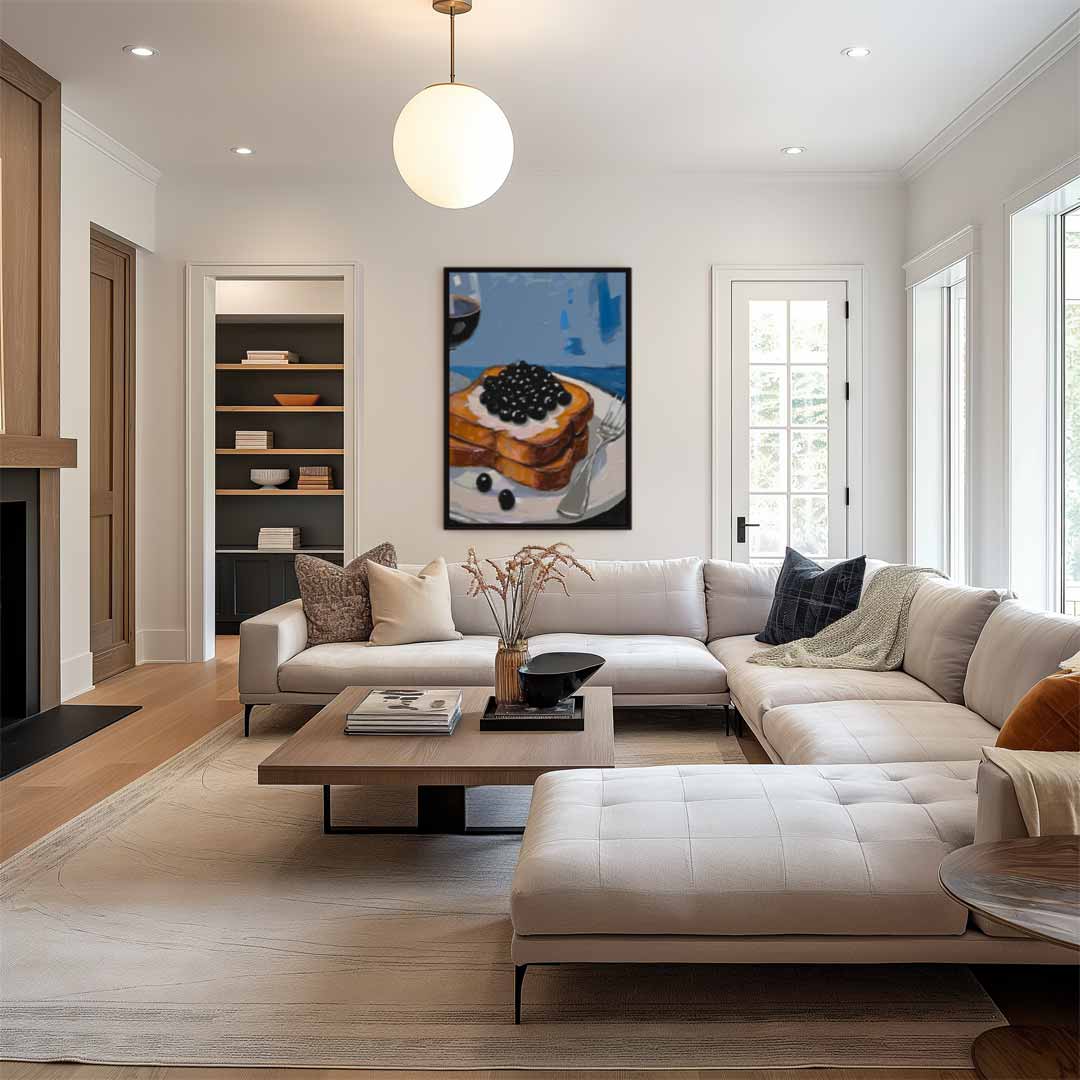 Smakelijke Ochtend Kunstwerk-canvas-dibond-plexiglas-wanddecoratie-WallArtistic