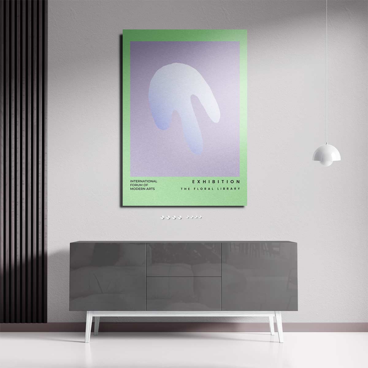 Abstracte Bloemimpressie Kunstwerk-canvas-dibond-plexiglas-wanddecoratie-WallArtistic