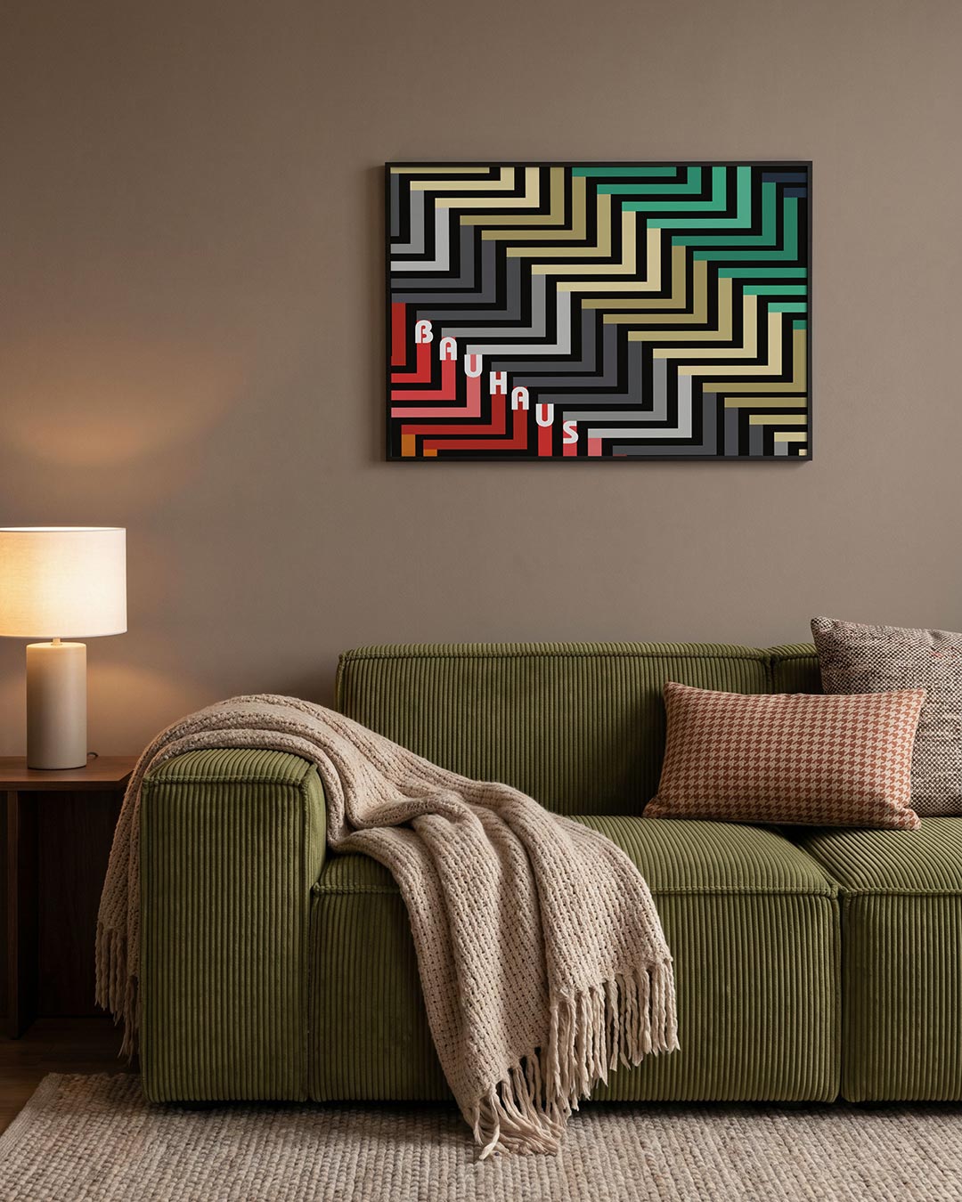 Vormritme en kleur Poster