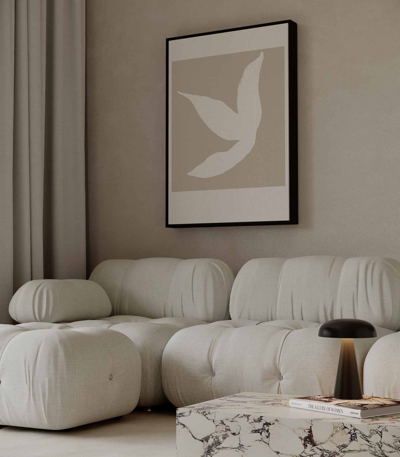 Vleugels van Eenvoud Kunstwerk-canvas-dibond-plexiglas-wanddecoratie-WallArtistic