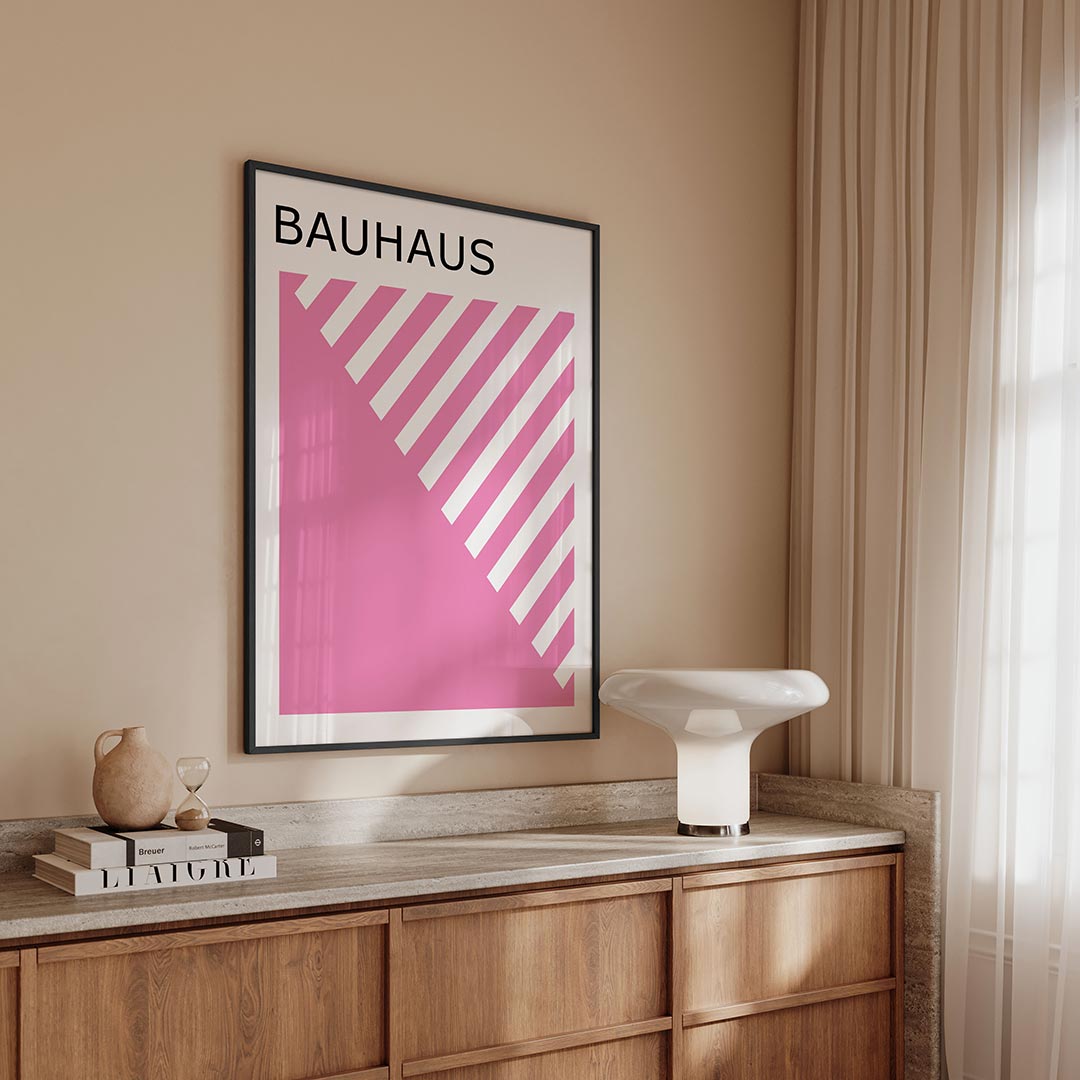 Diagonal lijnen Poster