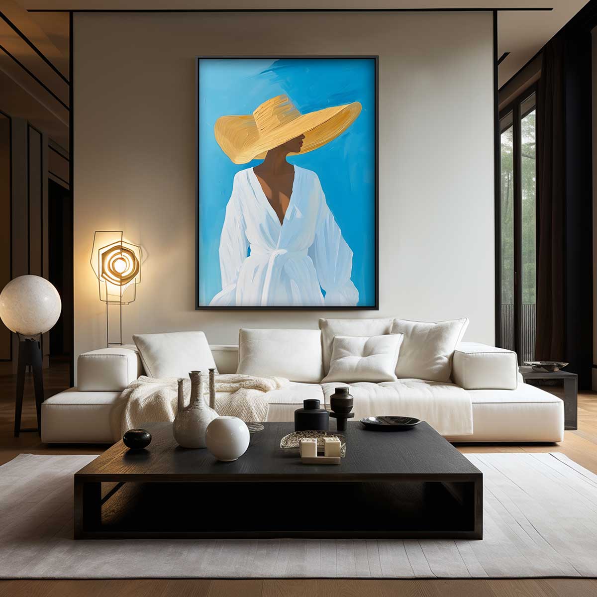 Zomer Elegantie Kunstwerk-canvas-dibond-plexiglas-wanddecoratie-WallArtistic