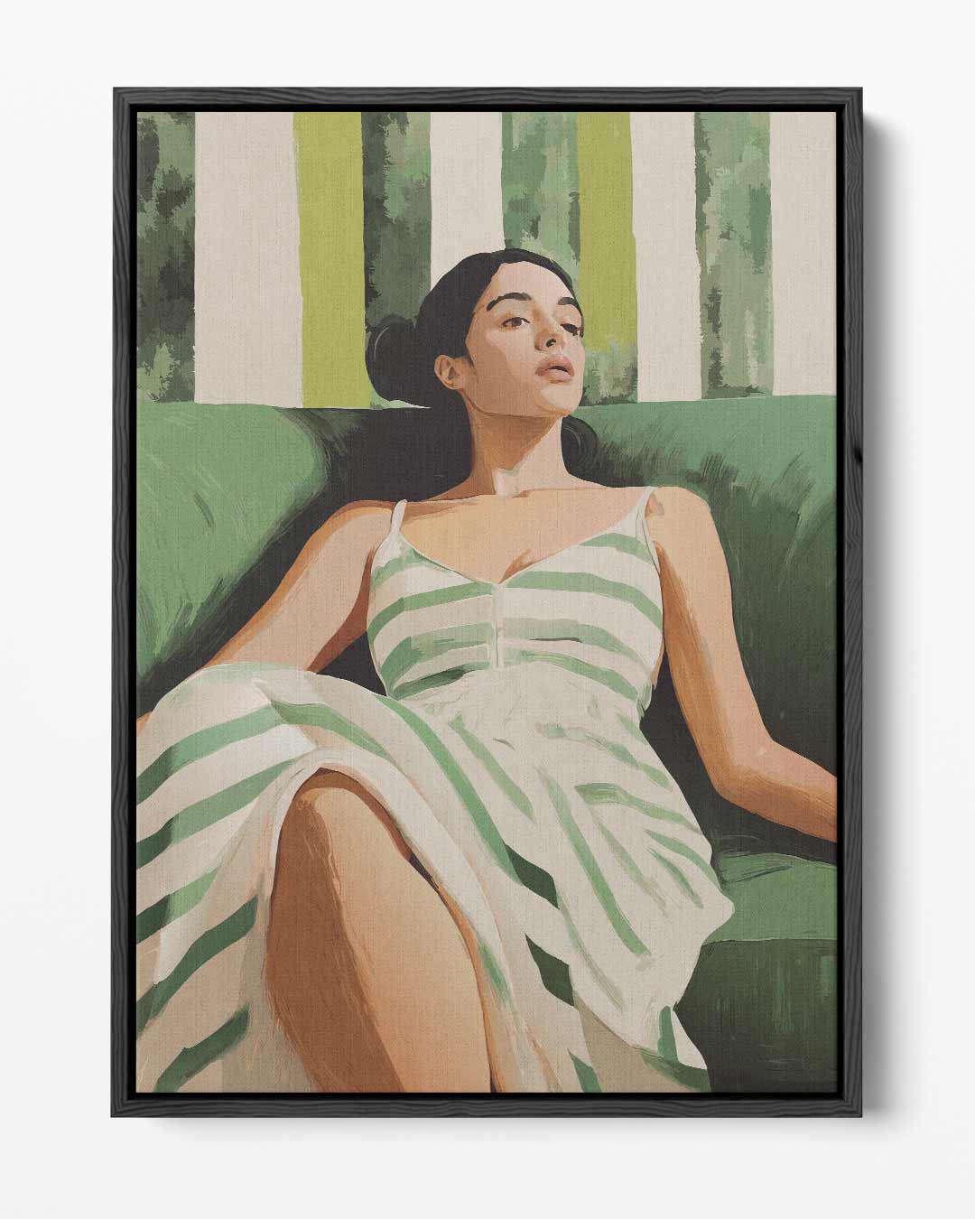 Rust in Strepen Kunstwerk-canvas-dibond-plexiglas-wanddecoratie-WallArtistic