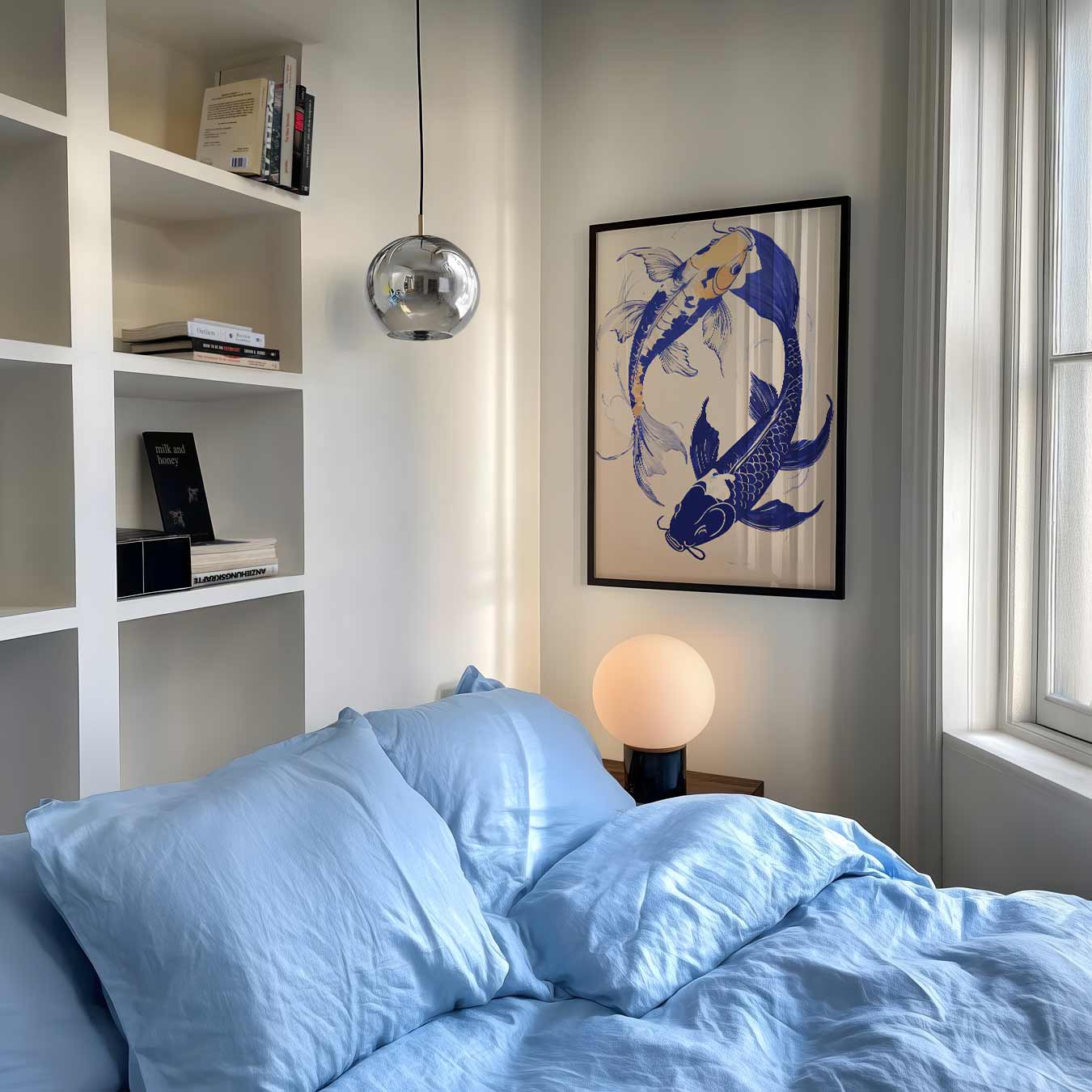 Elegante Koi Karper Poster