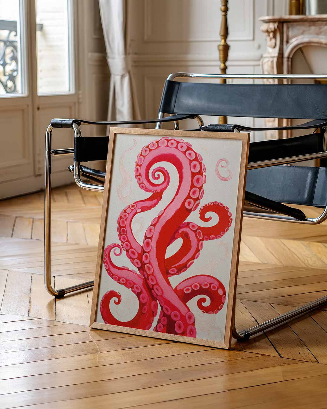 Dromerige Octopus Tentakels Poster