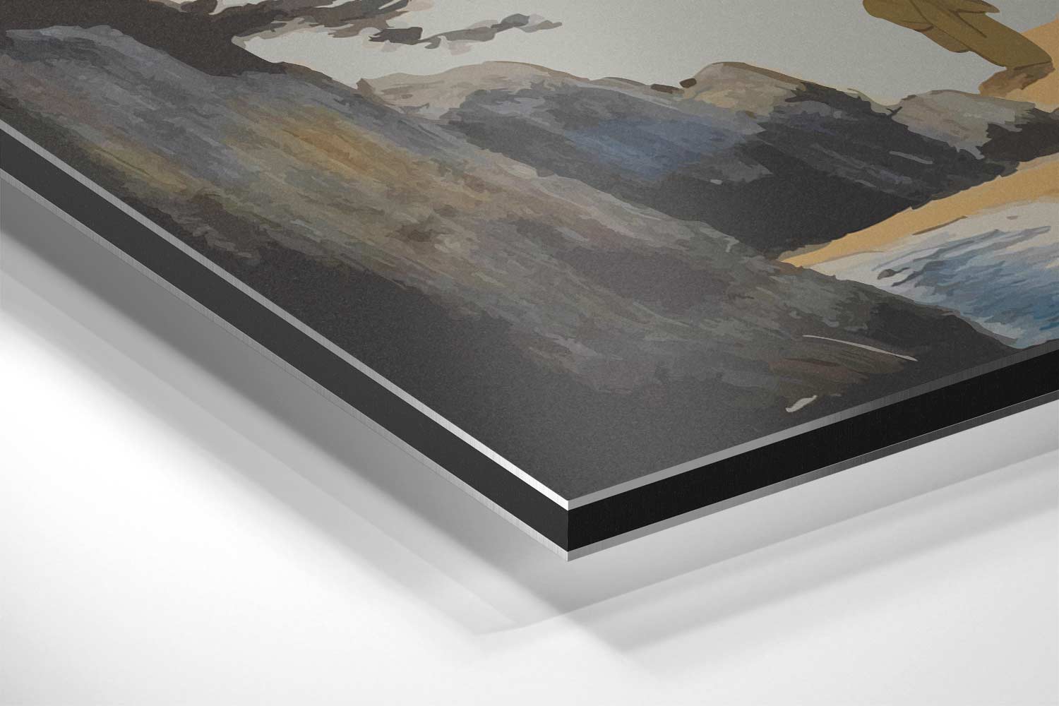 Mystieke Watervallen in Japan Kunstwerk-canvas-dibond-plexiglas-wanddecoratie-WallArtistic