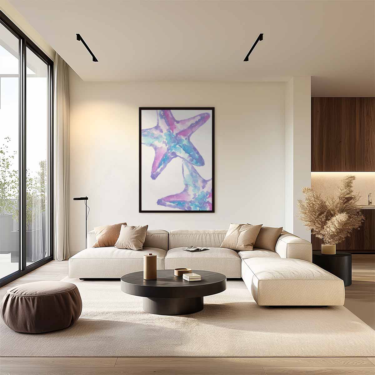 Abstract kunstwerk Kunstwerk-canvas-dibond-plexiglas-wanddecoratie-WallArtistic