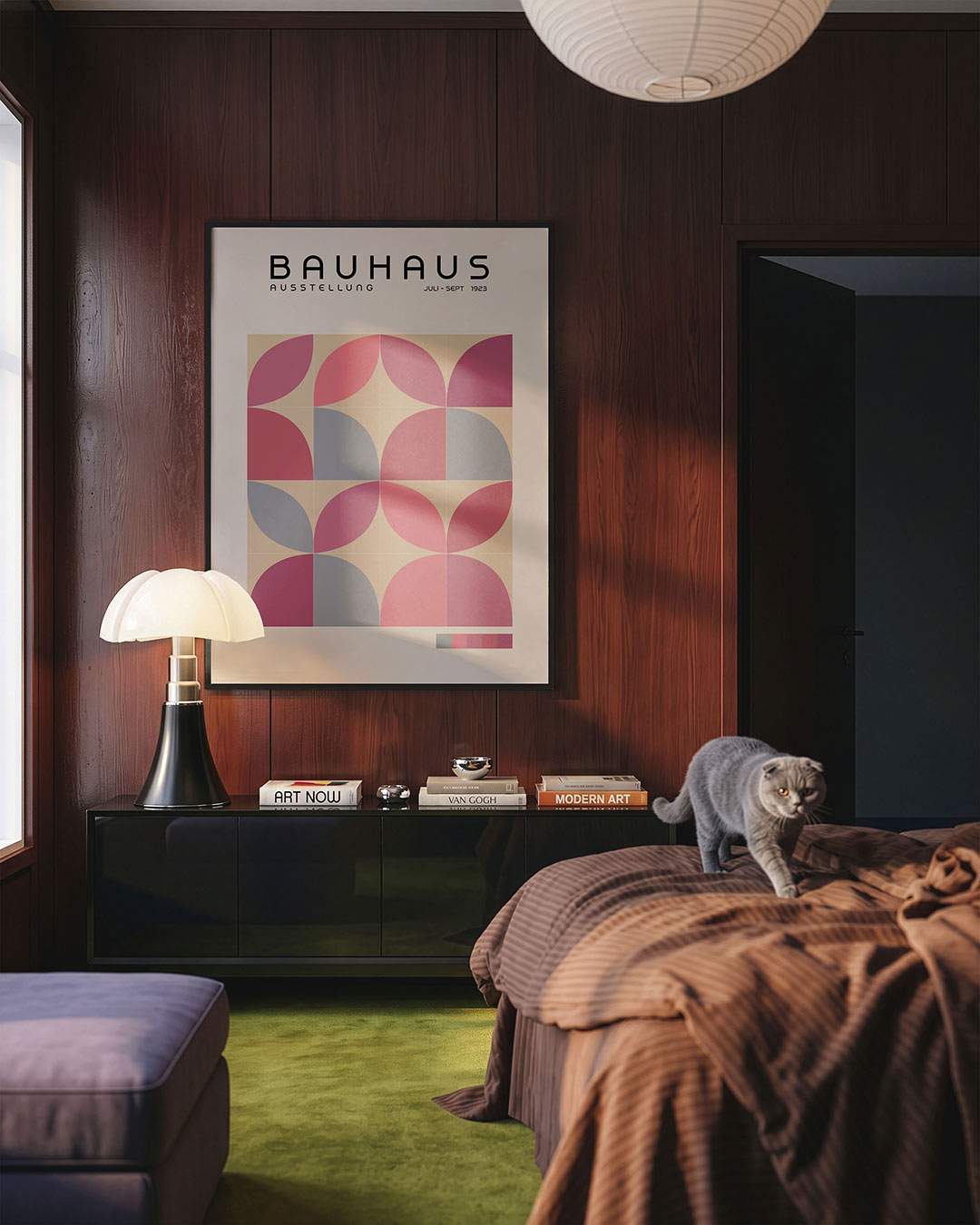 Vormritme en kleur Poster