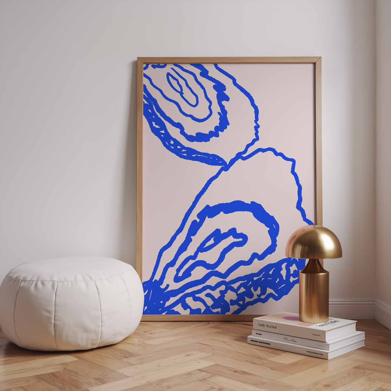 Elegante Oesterlijnen Poster