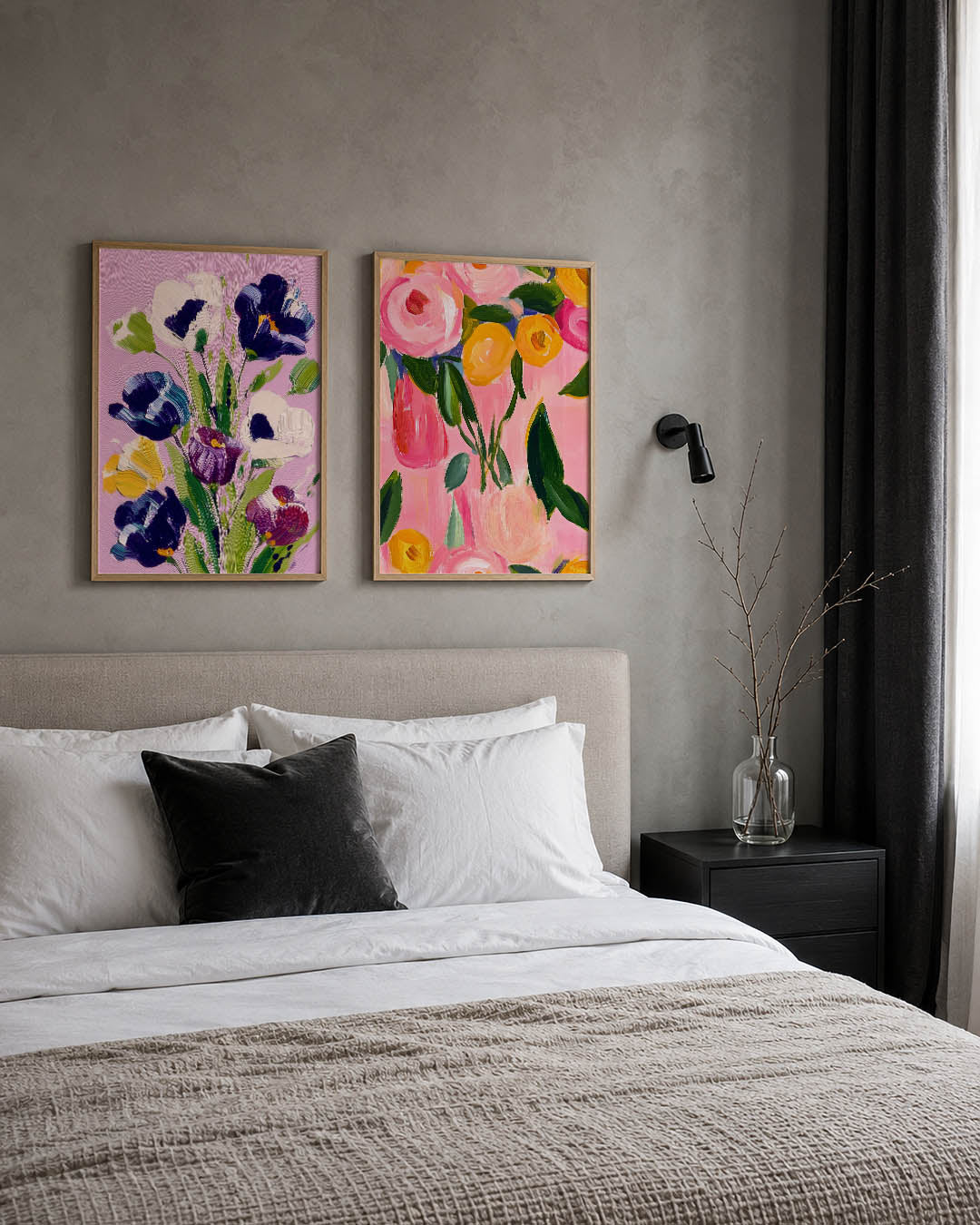 Bloemrijke kleurenpracht Posterset