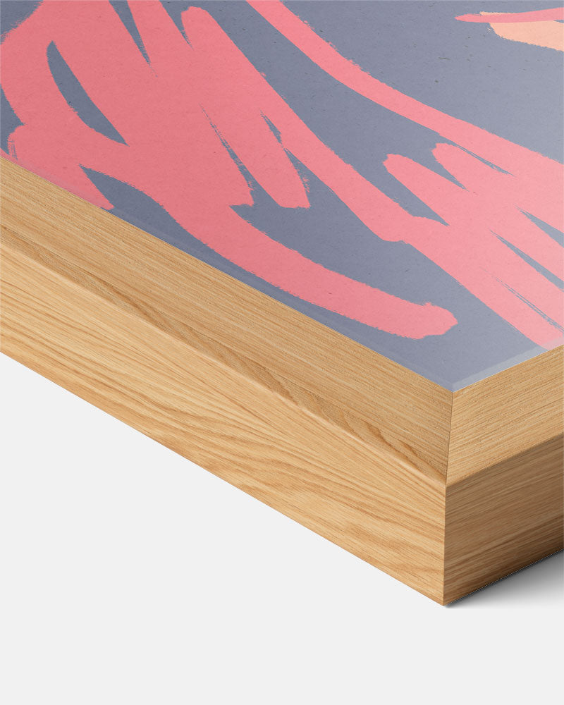 Abstracte Lijnen Expressie Poster-WallArtistic