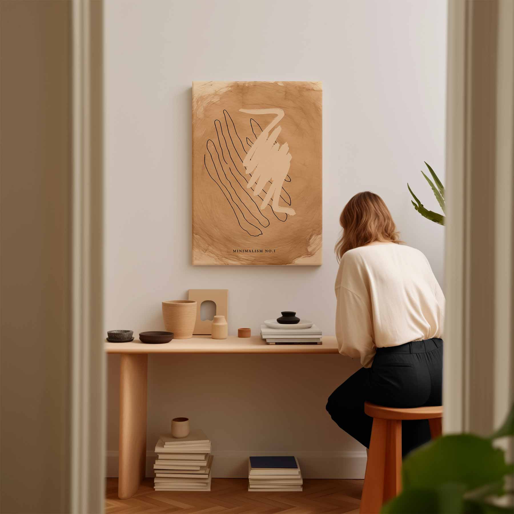 Minimalisme No.1 Kunstwerk-canvas-dibond-plexiglas-wanddecoratie-WallArtistic