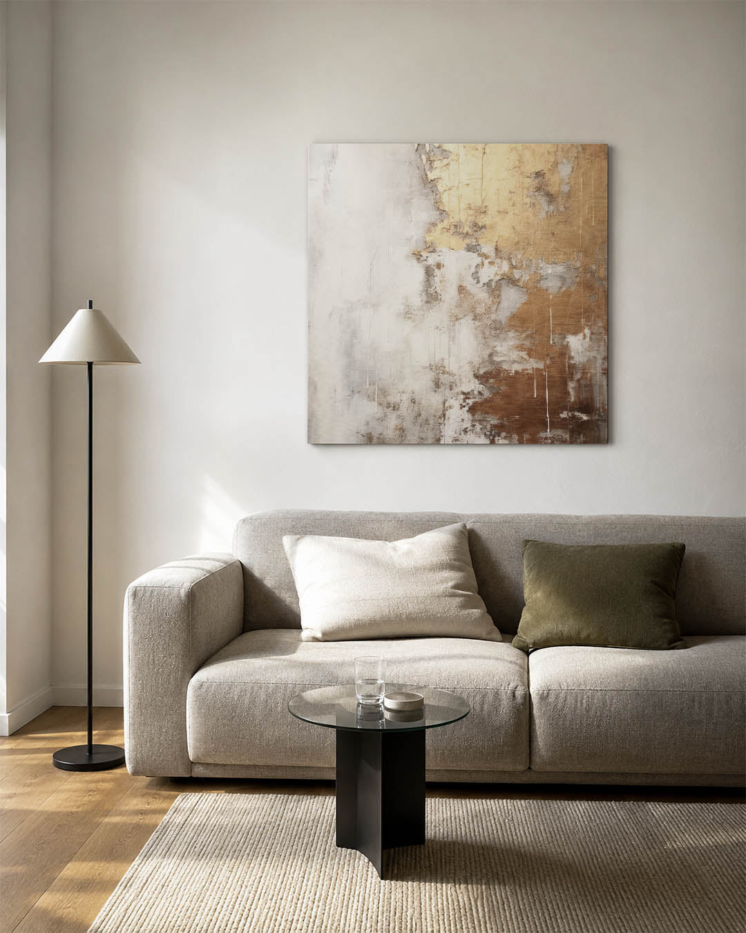 Gelaagde texturen Kunstwerk