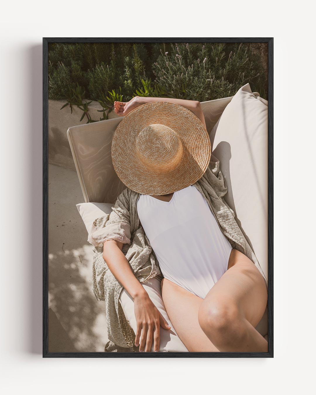 Zomerse Chique Siësta Poster-WallArtistic