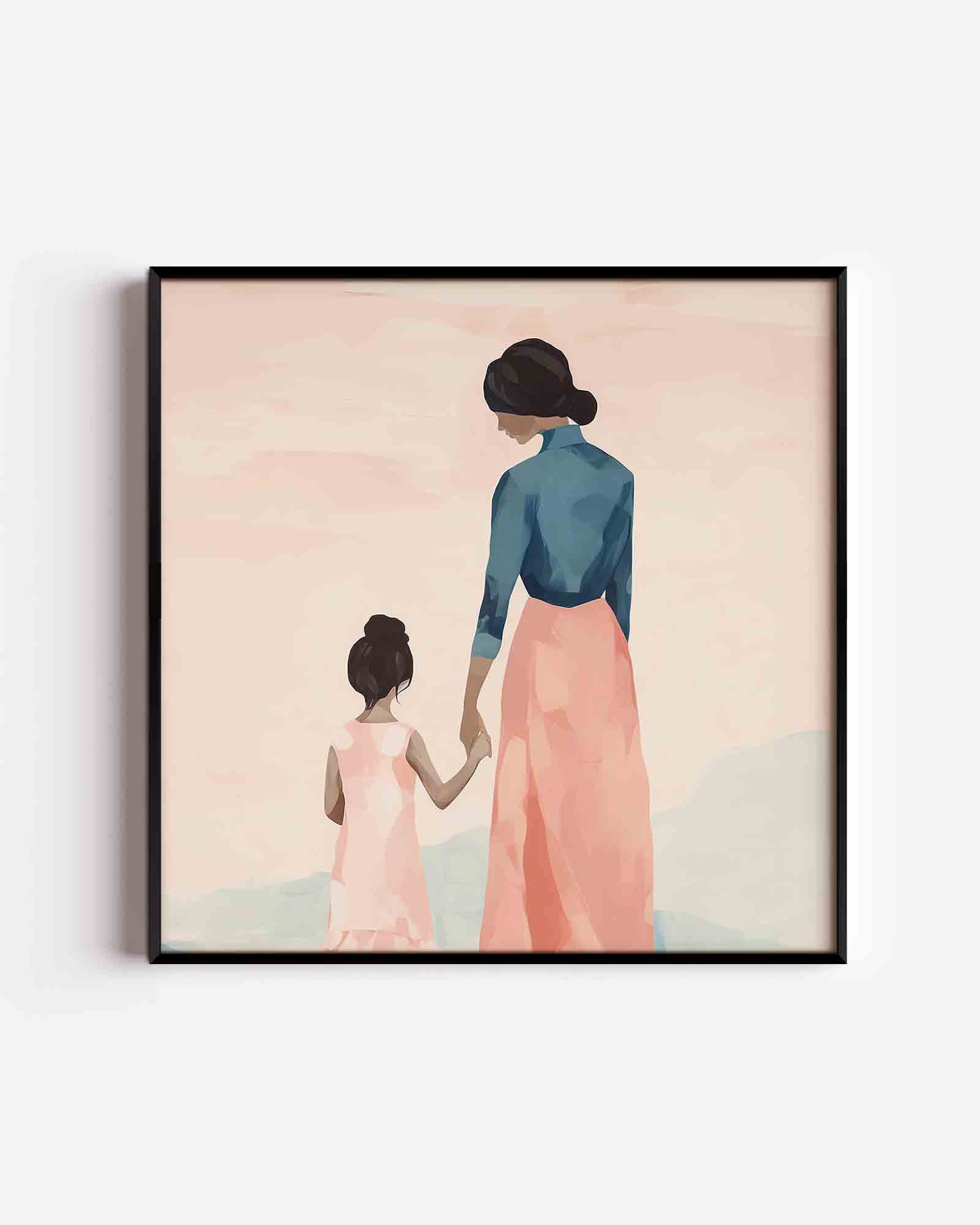 Moeder en kind Poster
