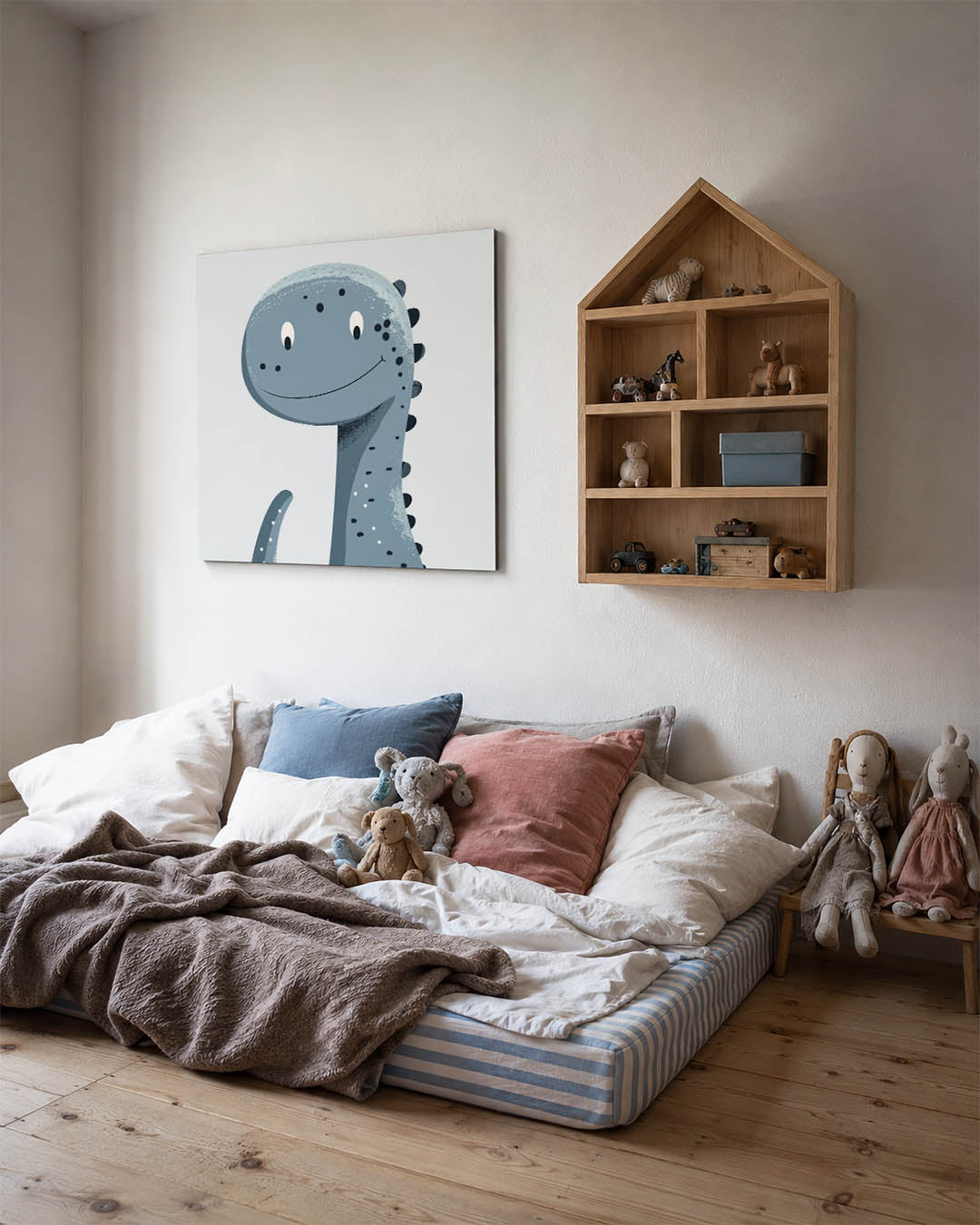 Vrolijke dino illustratie Kunstwerk