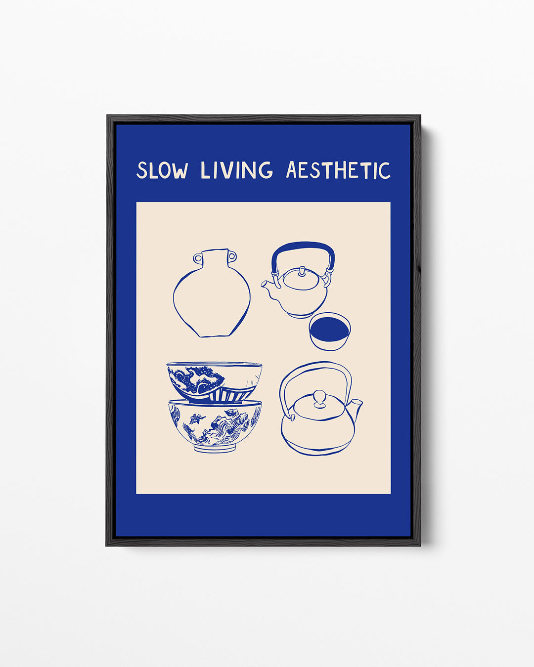 Rustige levensstijl illustratie Kunstwerk