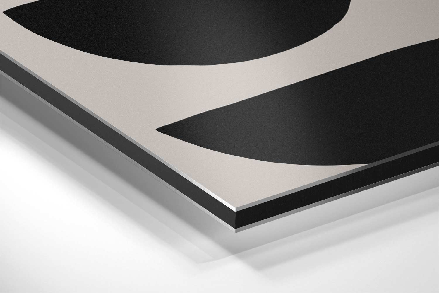 Geometrische Schaduwpatronen Kunstwerk-canvas-dibond-plexiglas-wanddecoratie-WallArtistic