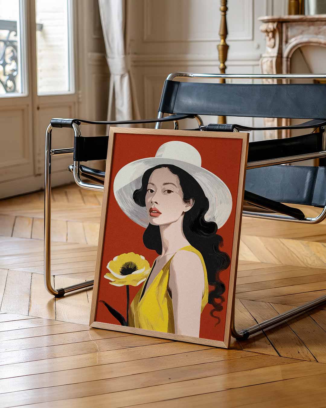 Vrouwelijke Elegantie Poster