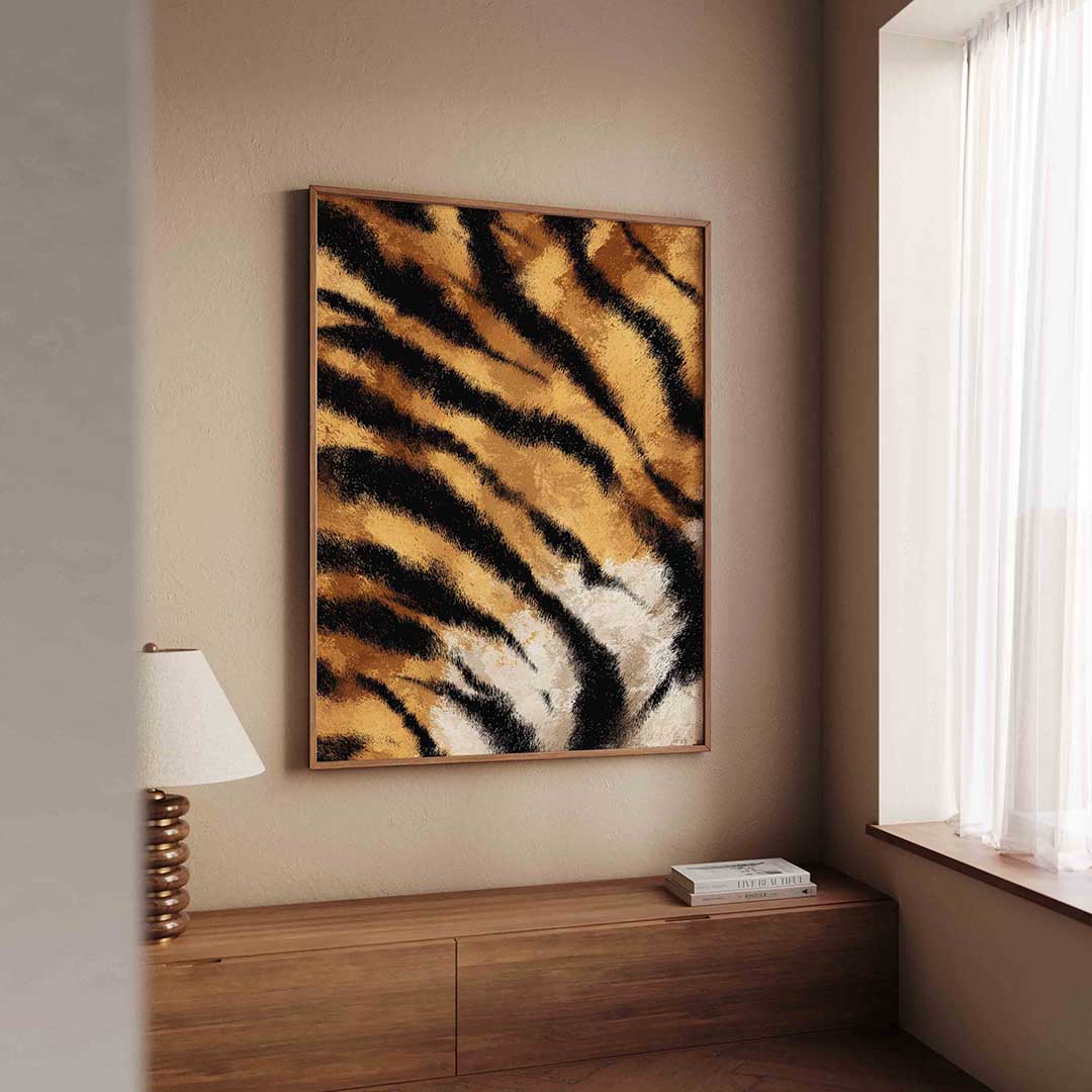 Tijgerprint Poster