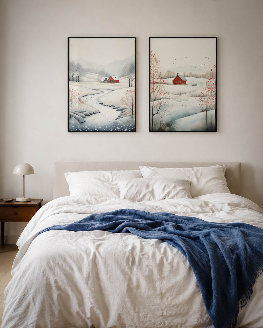 Winterlandschap harmonie Posterset