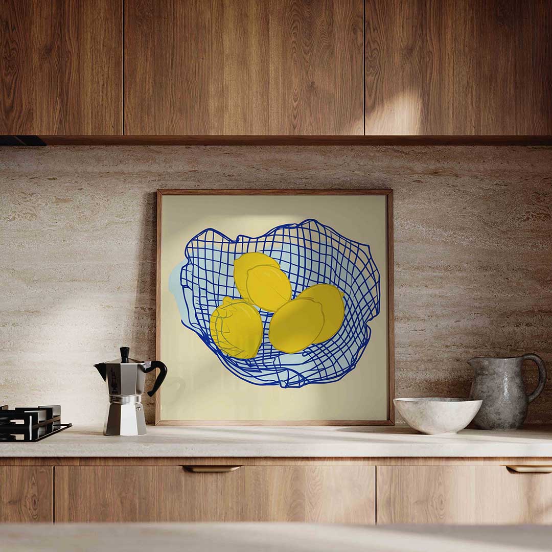 Citroenen in net Poster