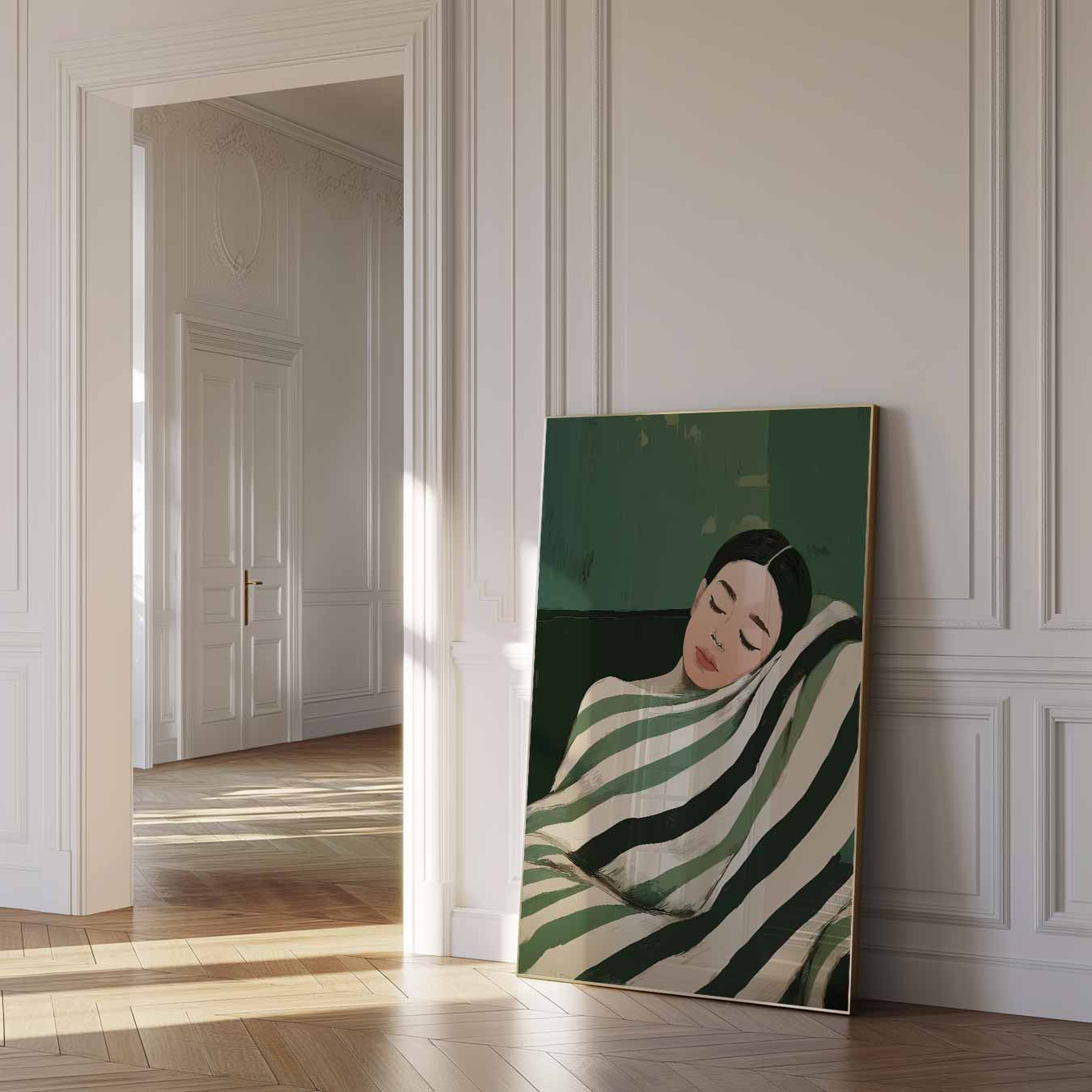 Dromerige Groen Getinte Poster