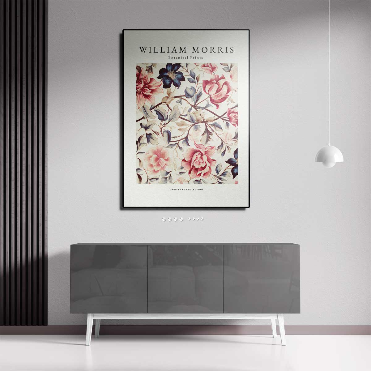 Bloemrijke Botanische Prints Kunstwerk-canvas-dibond-plexiglas-wanddecoratie-WallArtistic