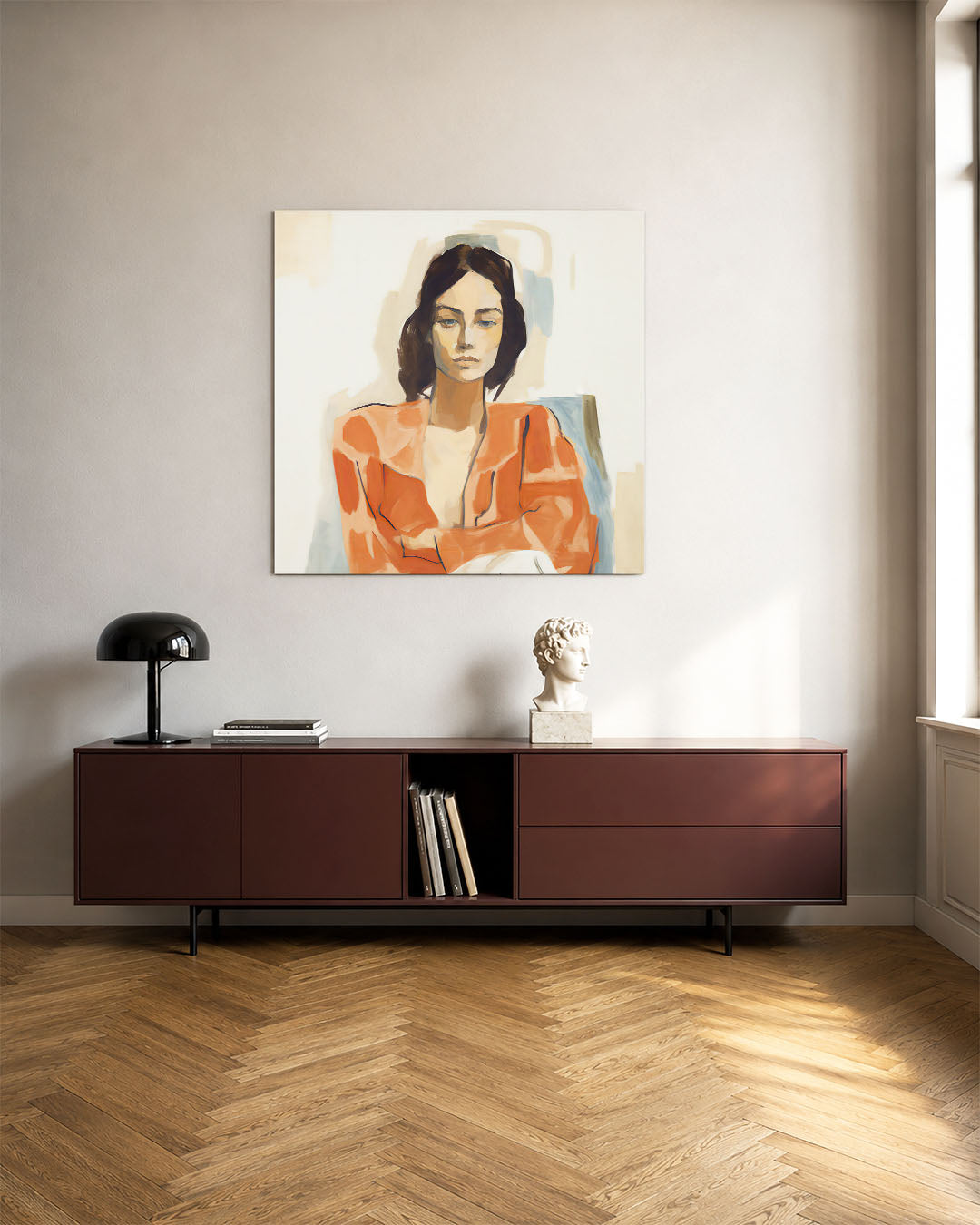 Portretstudie Kunstwerk