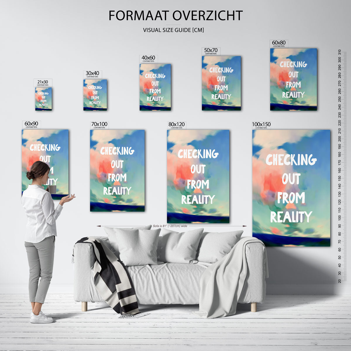 Checking out from reality Poster