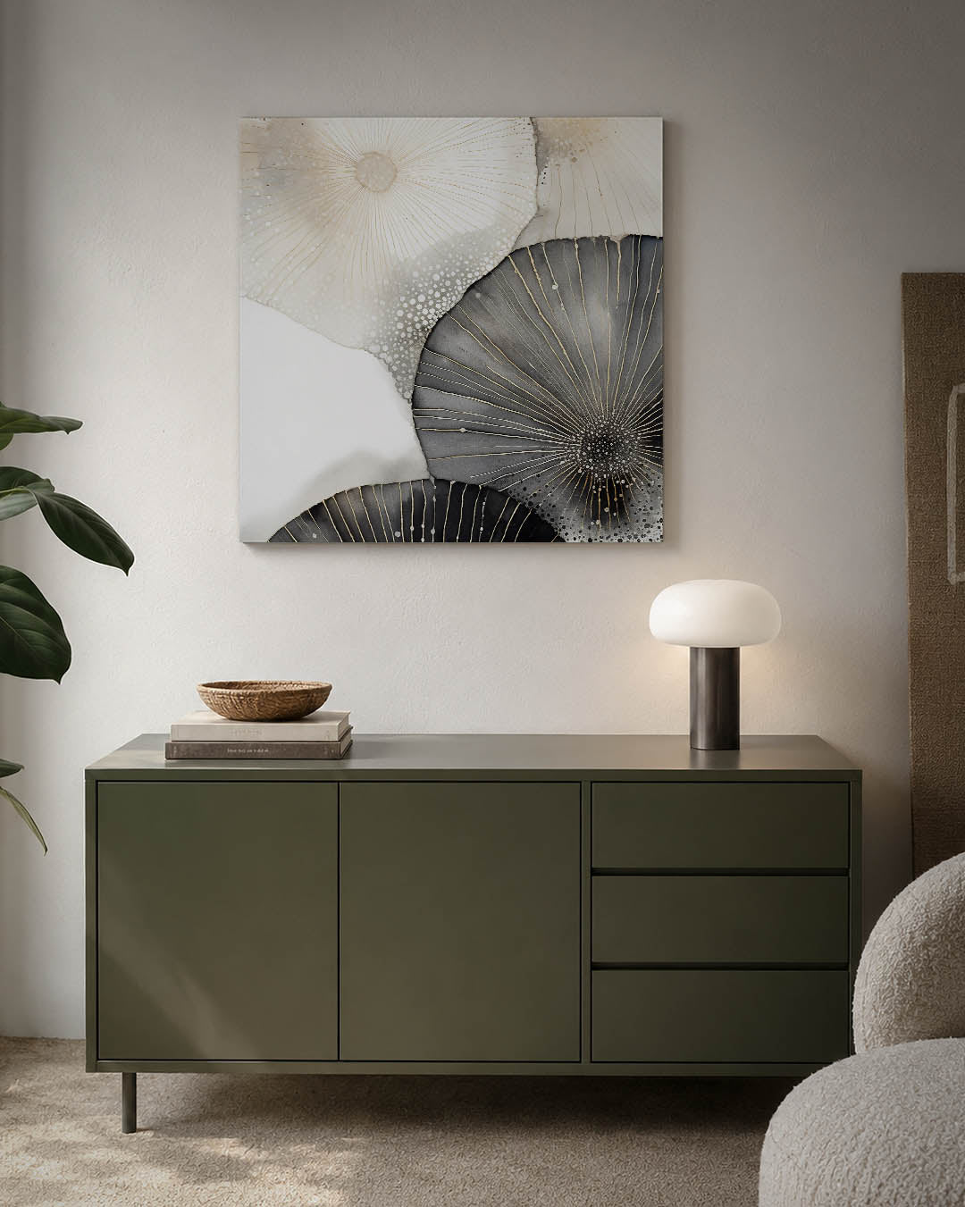 Organische vormen Kunstwerk