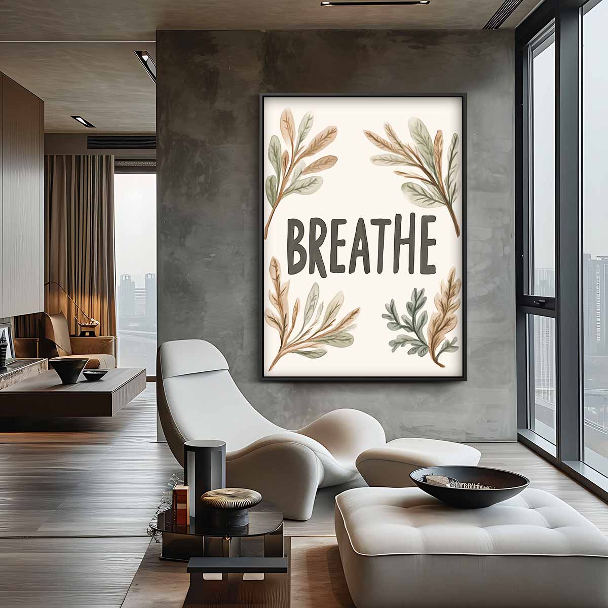 Adem Inspiratie Poster Kunstwerk-canvas-dibond-plexiglas-wanddecoratie-WallArtistic