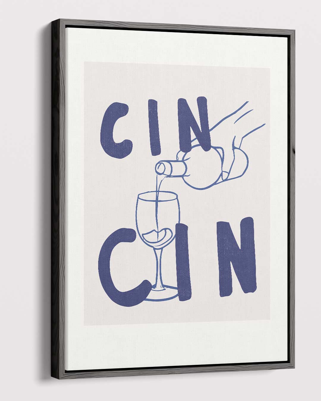 Cin Cin Cheers Illustratie Kunstwerk-canvas-dibond-plexiglas-wanddecoratie-WallArtistic