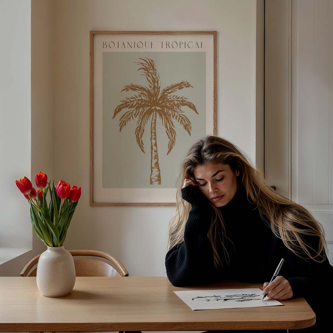 Botanique Tropical Palm Poster-WallArtistic