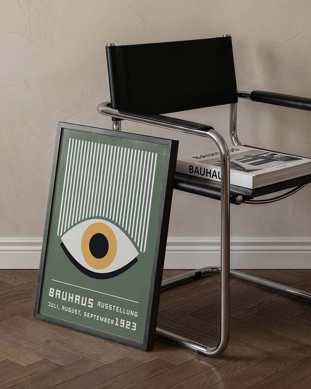 Lijnen en oog Poster