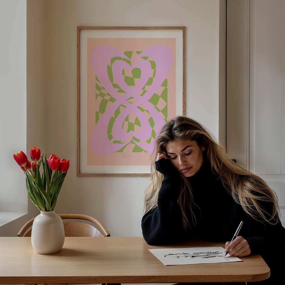 Zachte Zomerharten Poster-WallArtistic