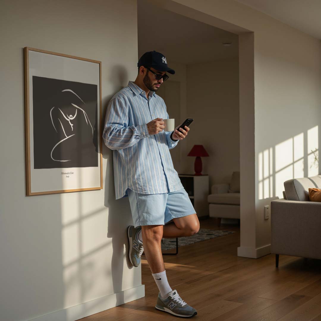 Minimalistische Lijnkunst Poster-WallArtistic