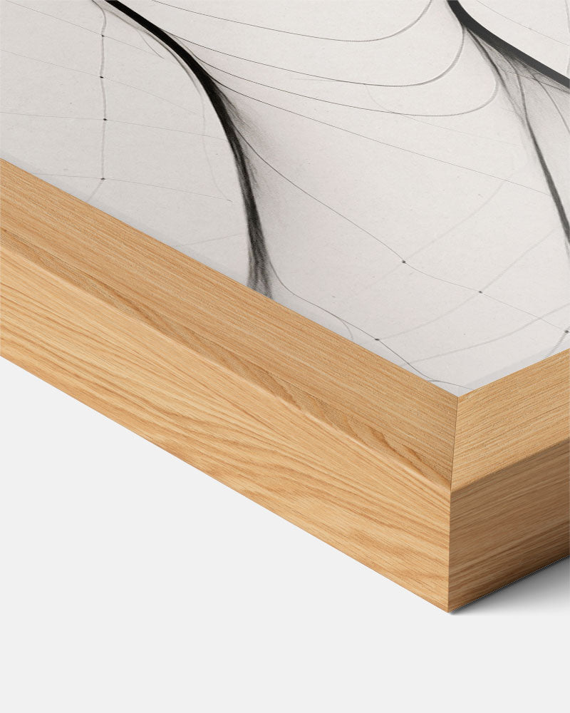 Abstracte Lijnen Kunstwerk Poster-WallArtistic