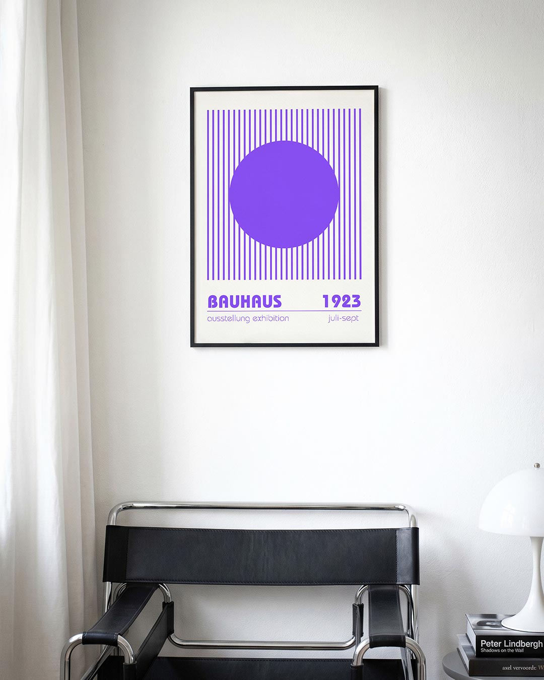 Cirkel en lijnen Poster