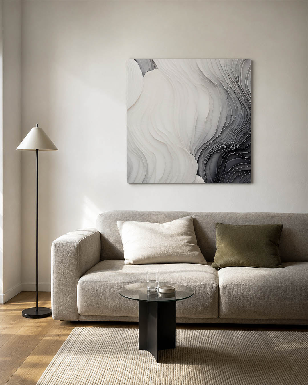 Golvende lijnen Kunstwerk