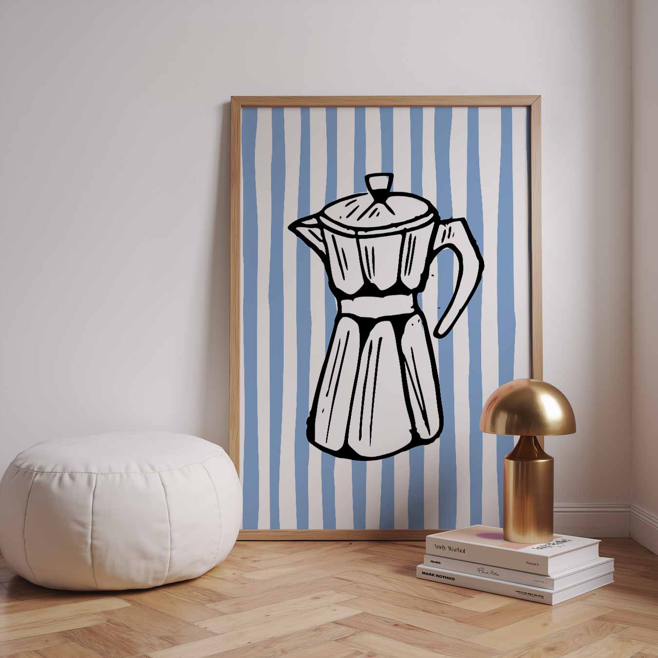 Retro Koffiepot Poster