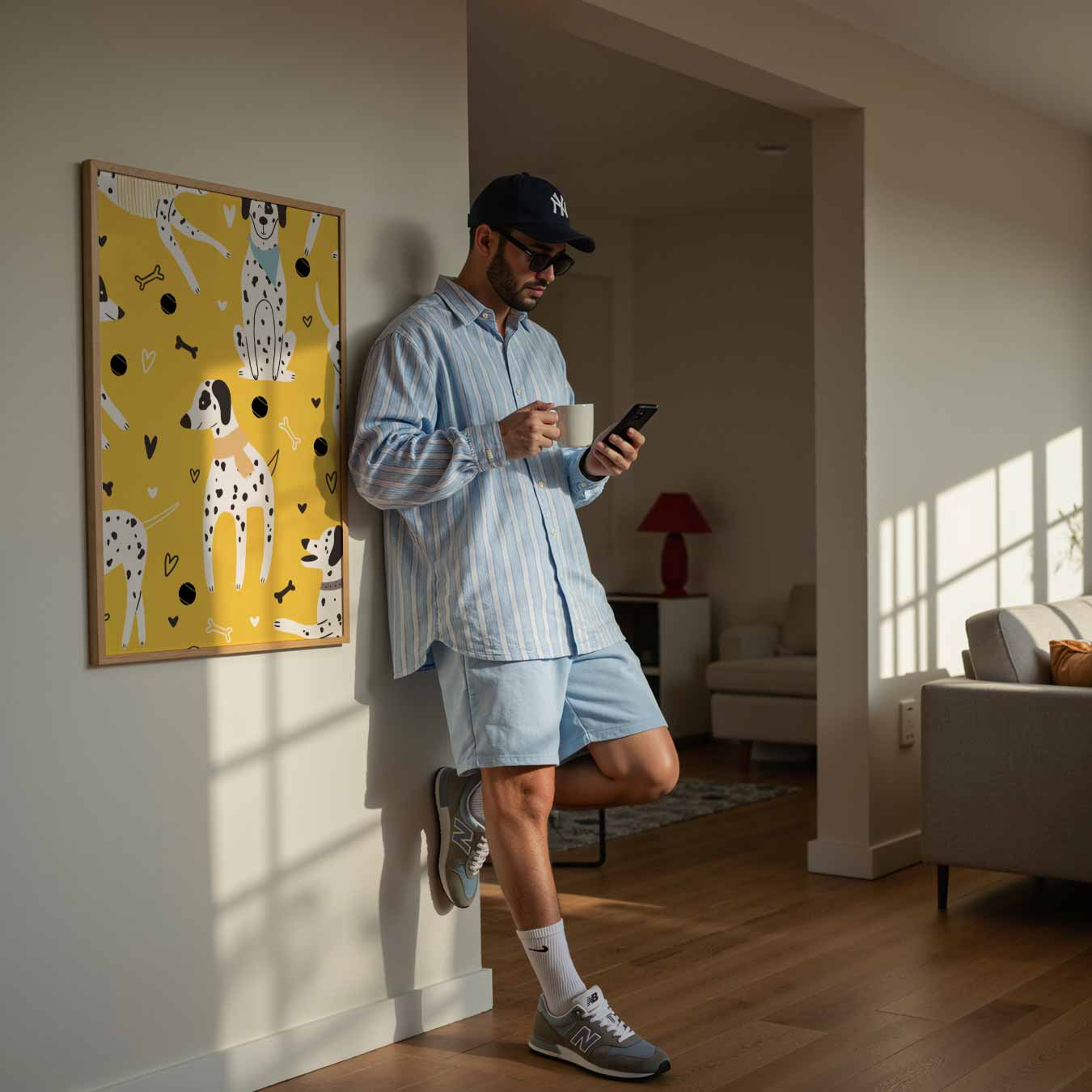 Dalmatier Droomwereld Poster-WallArtistic