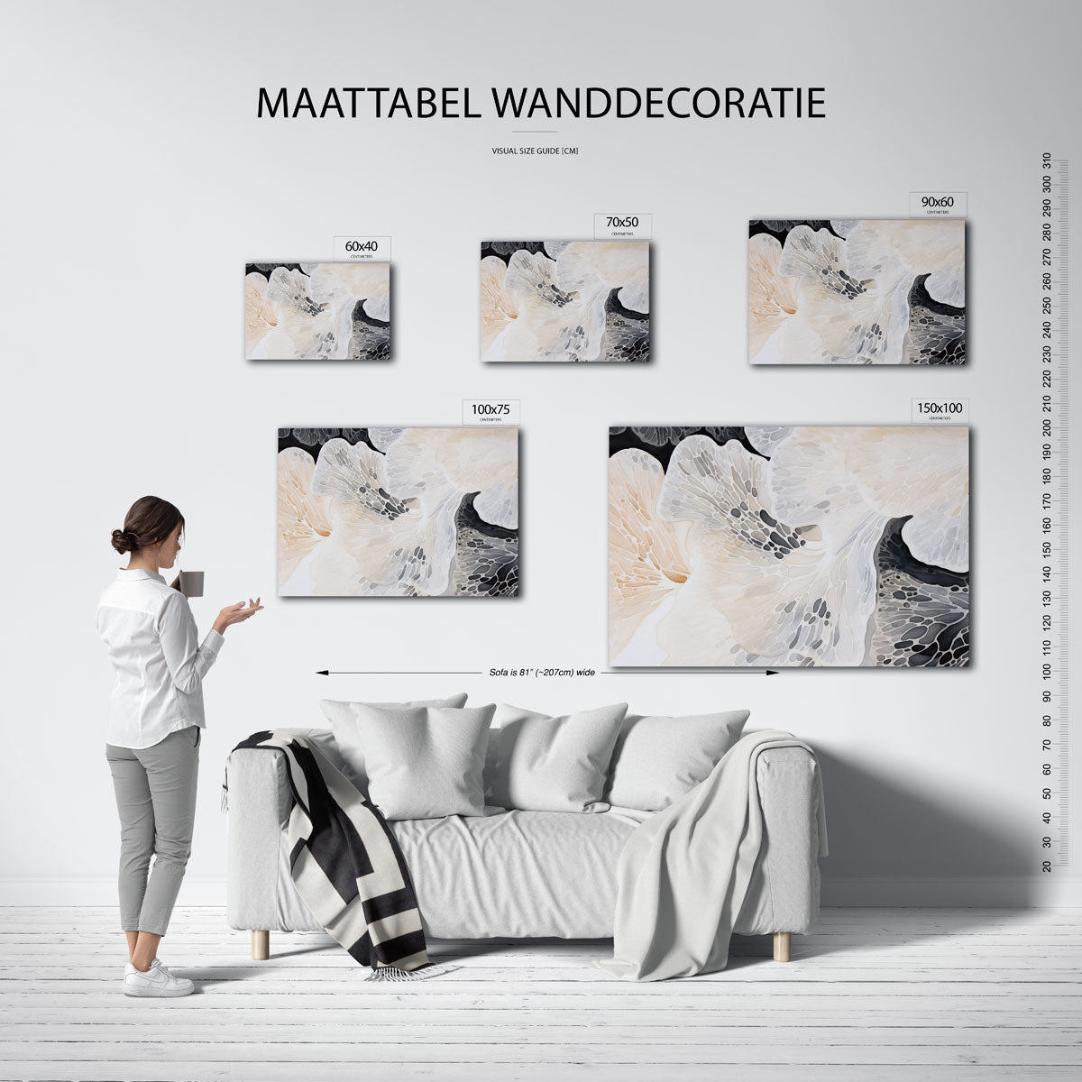 Organische vormen Kunstwerk