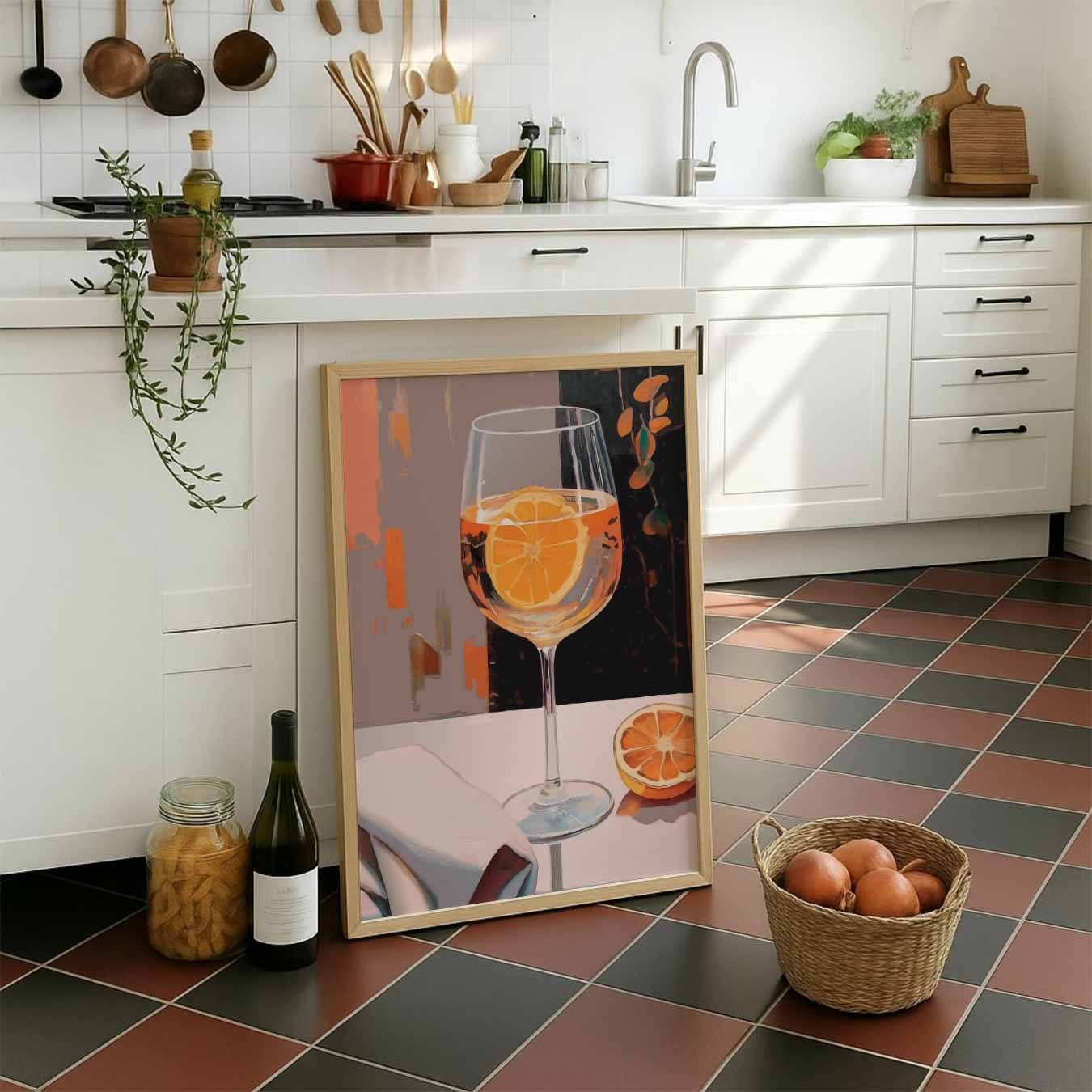 Zonnige Citrus Sfeer Poster-WallArtistic